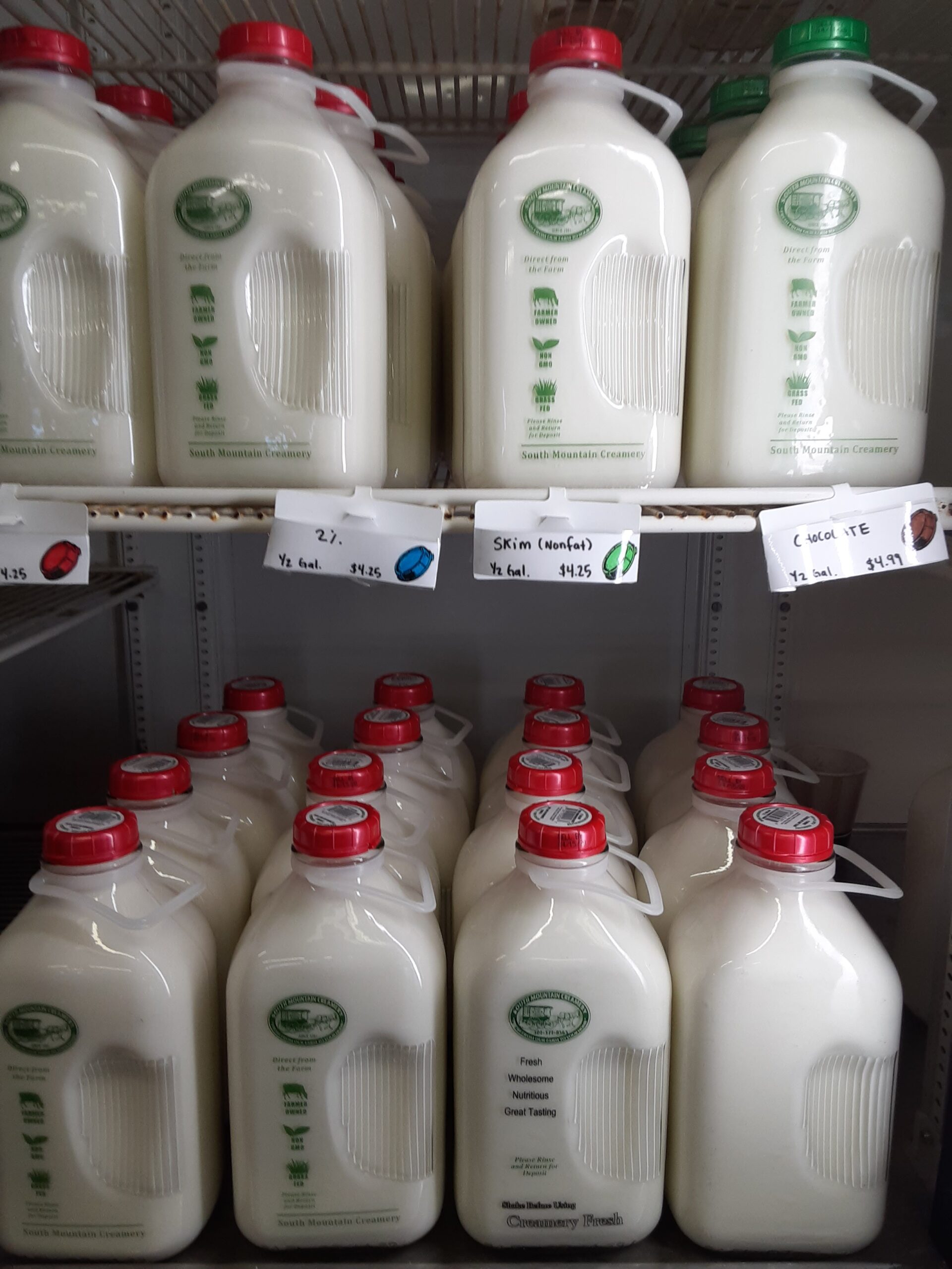 Good Monday Morning y’all! Plenty of Milk and Eggs from South Mountain Creamery. Good Monday Morning y’all! Plenty of Milk and Eggs from South Mountain Creamery.